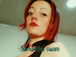 Samantha_swam